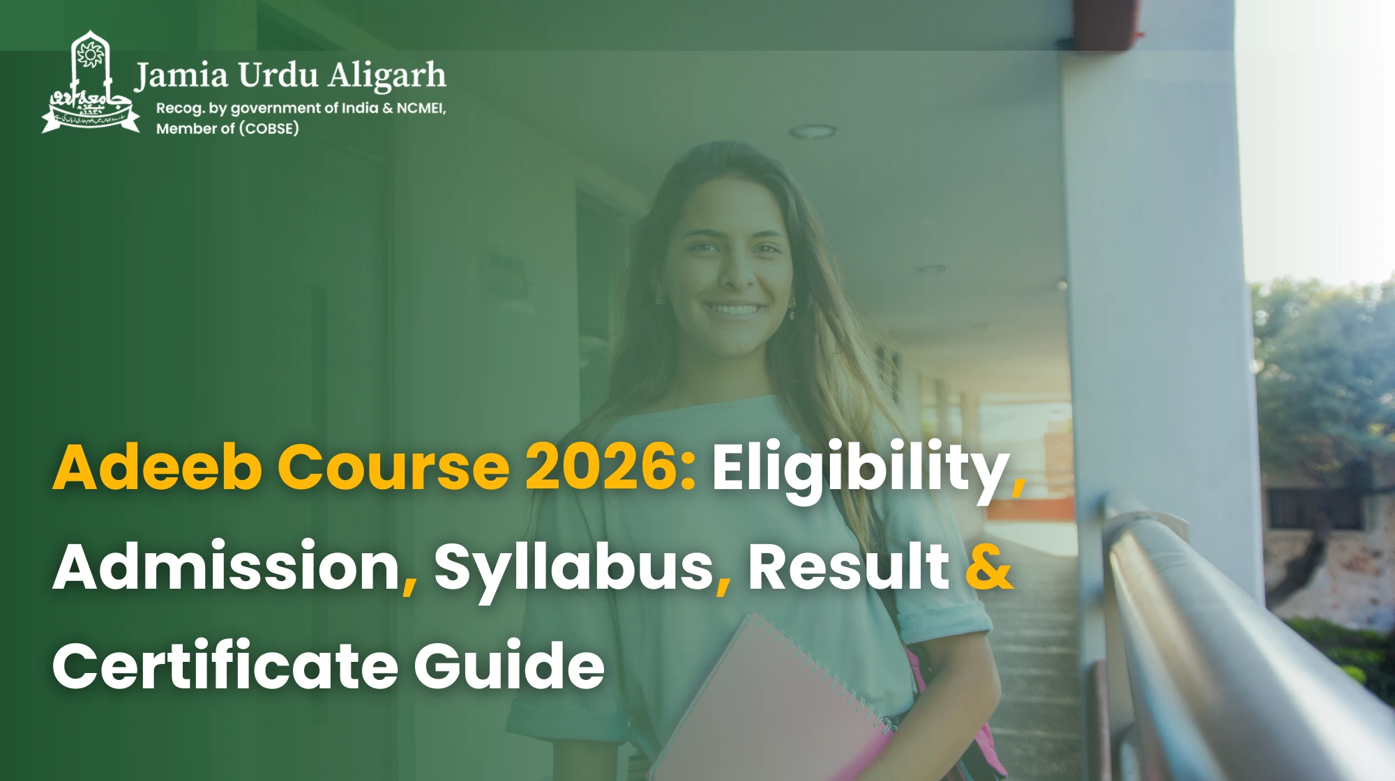 Adeeb Course 2026: Eligibility, Admission, Syllabus, Result & Certificate Guide